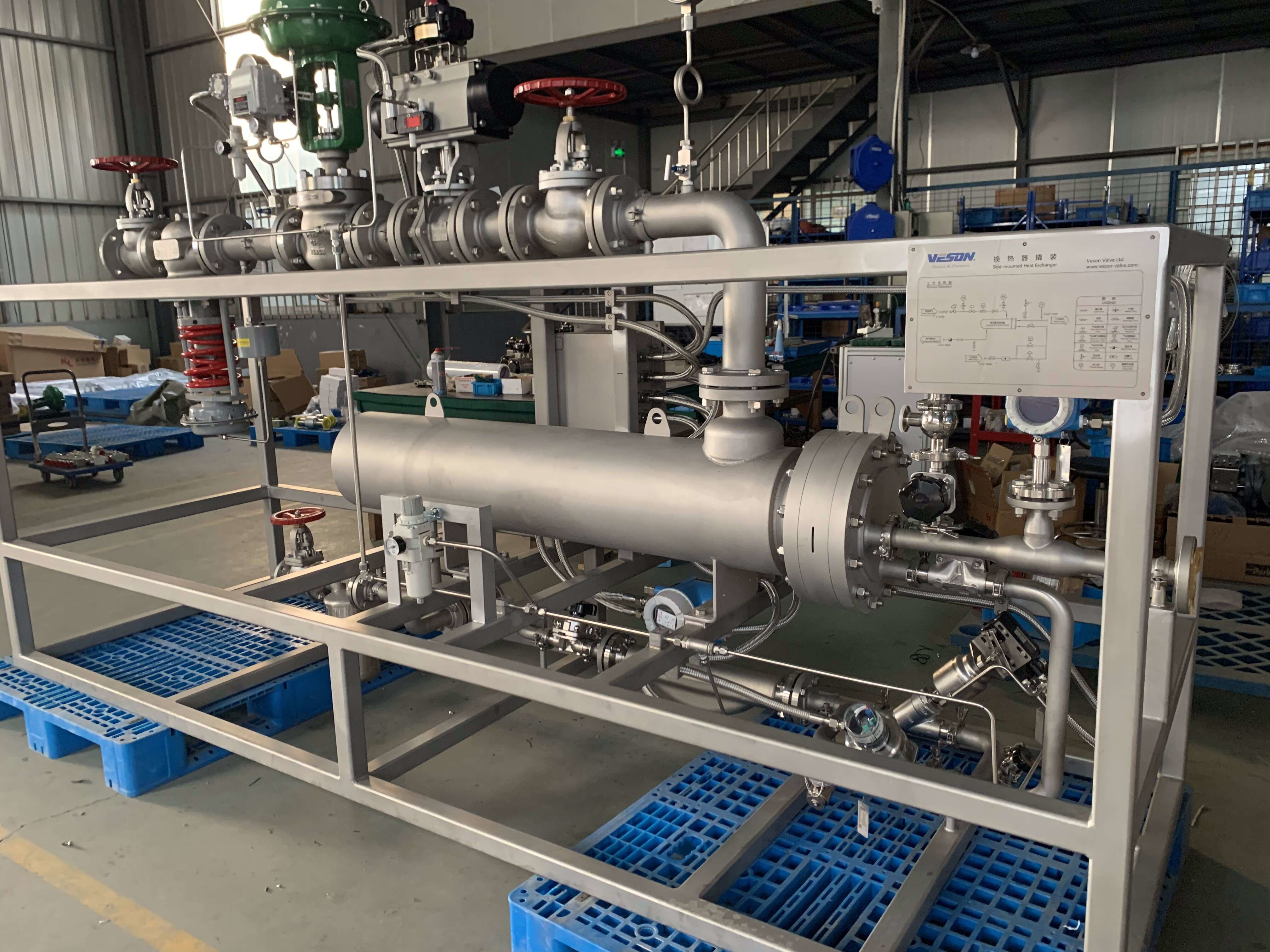 Steam Valve Skid Mounted Equipment For Welding Pipes