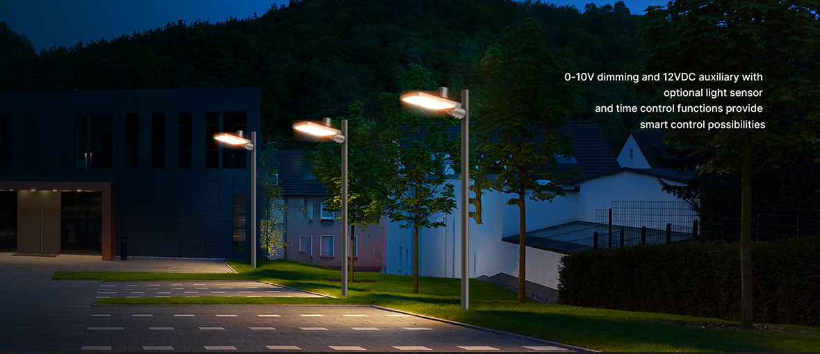 IP66 Waterproof Street Light for Street/Road/Parking Lot/Highway Power Factor 0.95 NFC Dimming Solutions