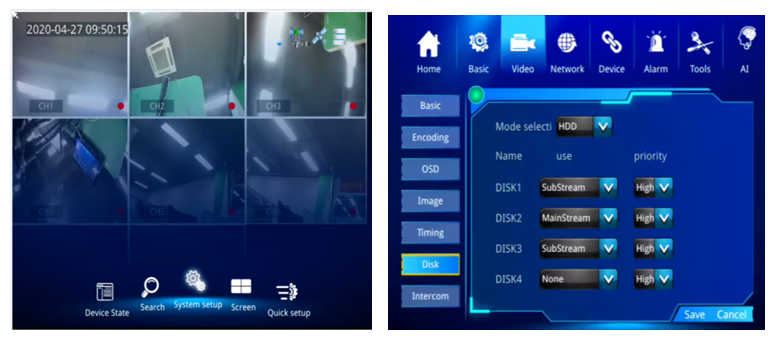Passenger Counting Solution 8CH AHD Full HDD MDVR With People Counter Camera