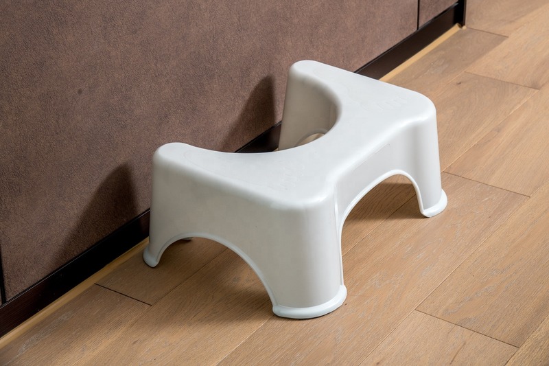 Bathroom Set U-Shaped Toilet Stool Foot seat Squatting Footstool