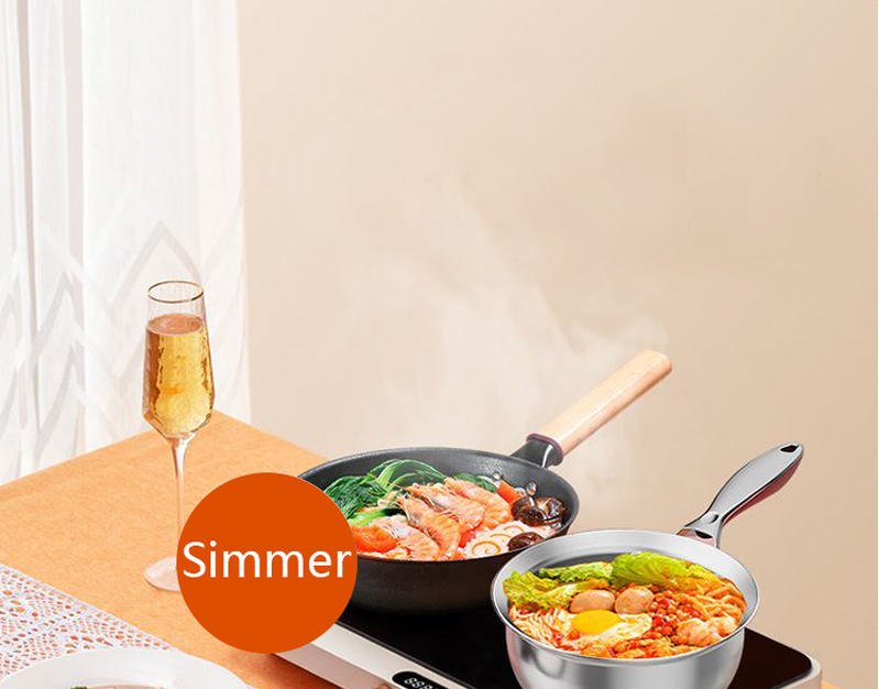 Convenient Touchpad Operation 2 Burners Induction Heating Plate Cooker for Everyday