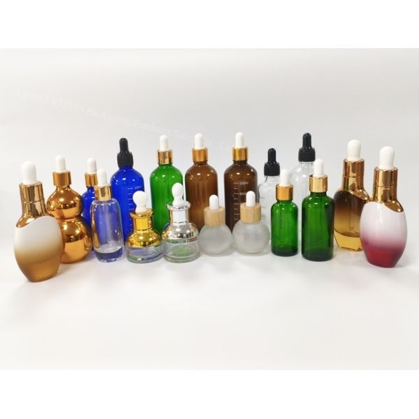 Square Essential Oil Bottles Transparent 1oz Customized Logo