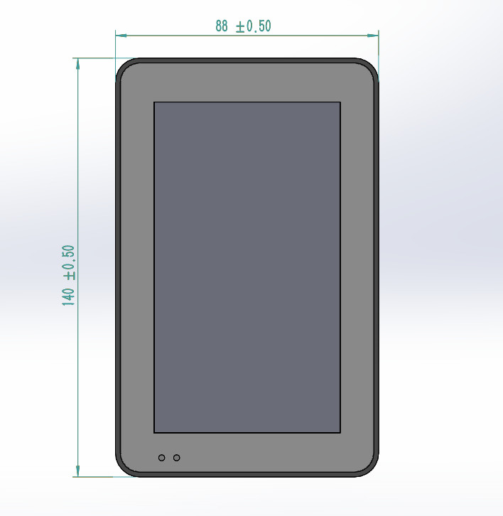 Sibo Industrial Grade 5" Smart Control Wall Mount Android POE Tablet with RJ45 Ethernet NFC GPIO UART Relay RS232/RS485
