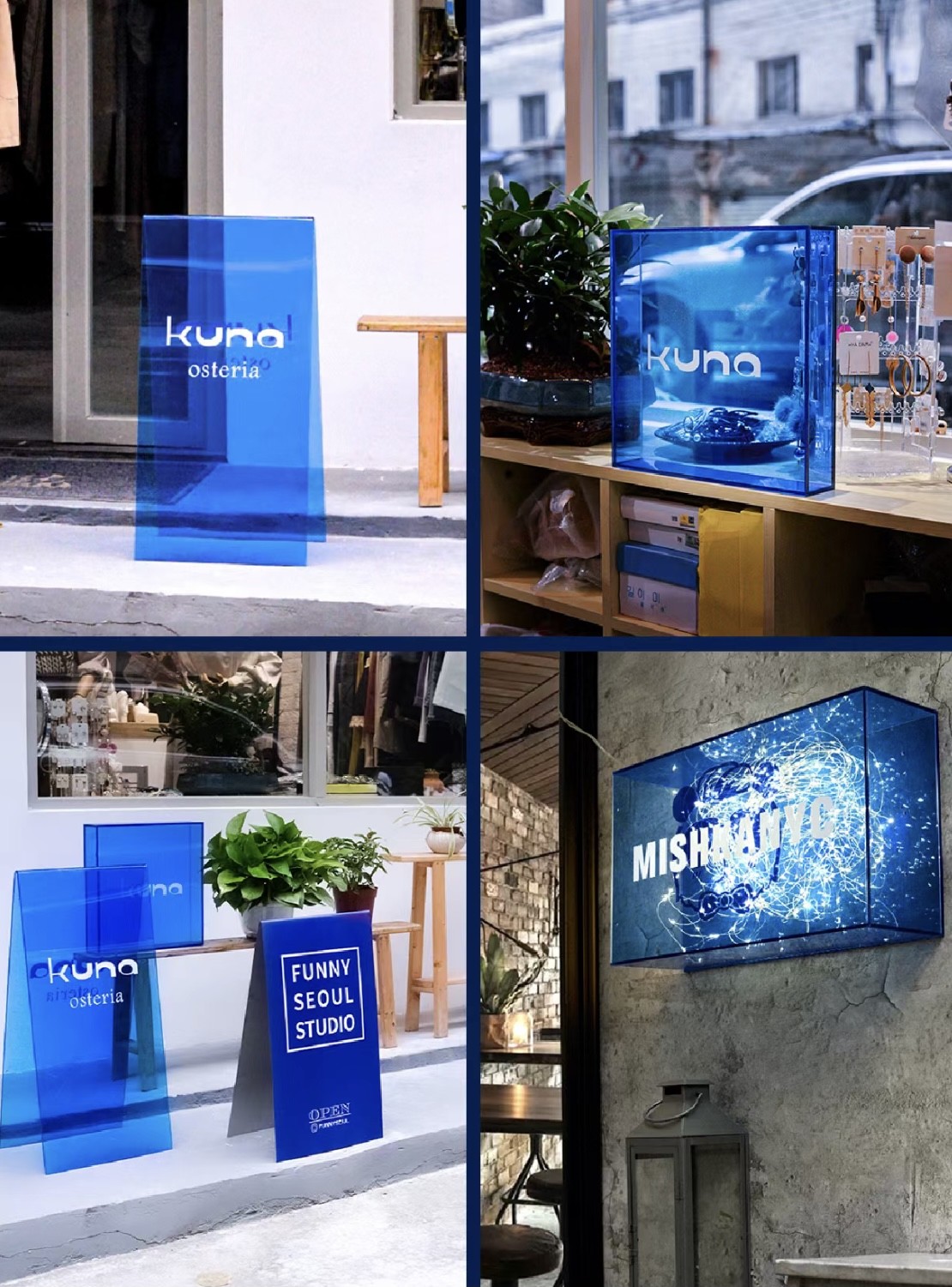 DUKE Brand Factory Wholesale Blue Color Cast Acrylic Sheet PMMA Perspex Plexiglass For Advertising