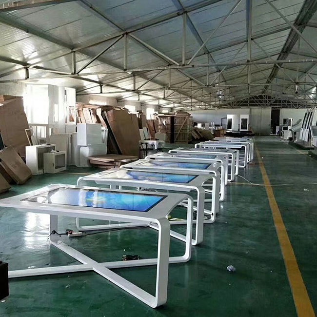 X-Shaped Touch Screen Activity Table Interactive Coffee Table Children Smart Touch Game Table