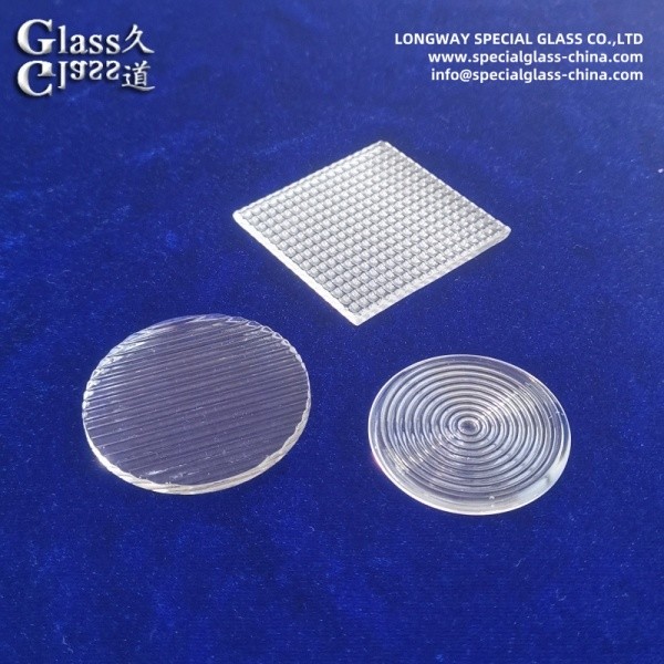 Durable Borosilicate Glass Spread Lens For Industrial Lighting Fixtures
