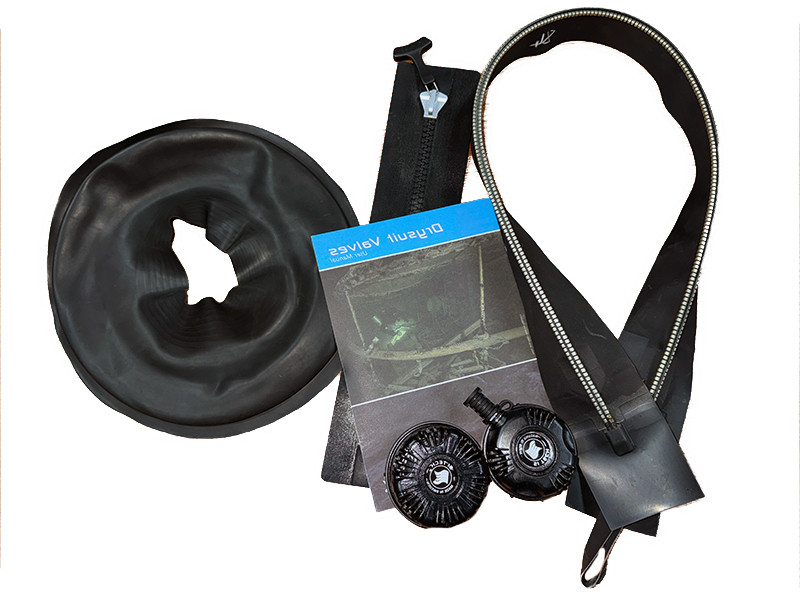 One Piece Black Water Rescue Dry Suit Waterproof