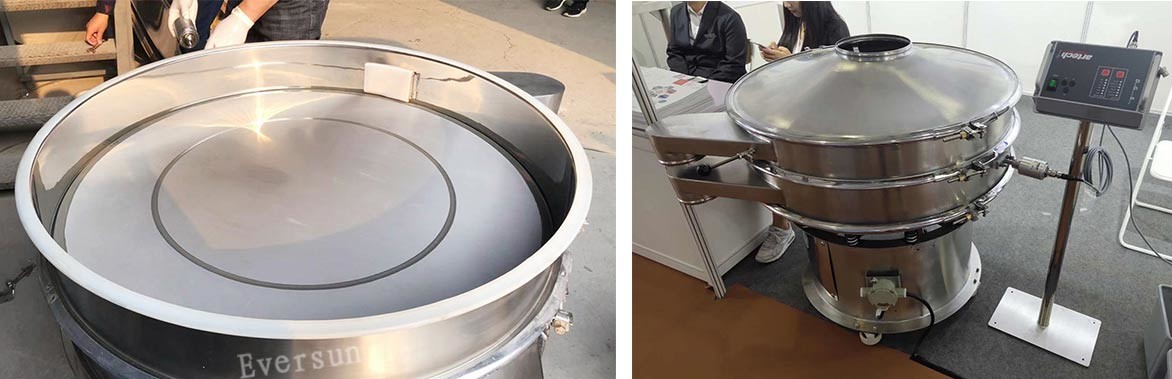 Ultrasonic Rotary Vibrating Screen Graphite Vibrating Screen For Ternary Material