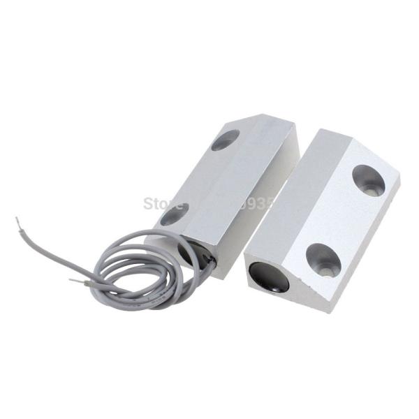 Grey Metal Magnetic Door Contacts Surface Mount Zinc Alloy Housing CS-56