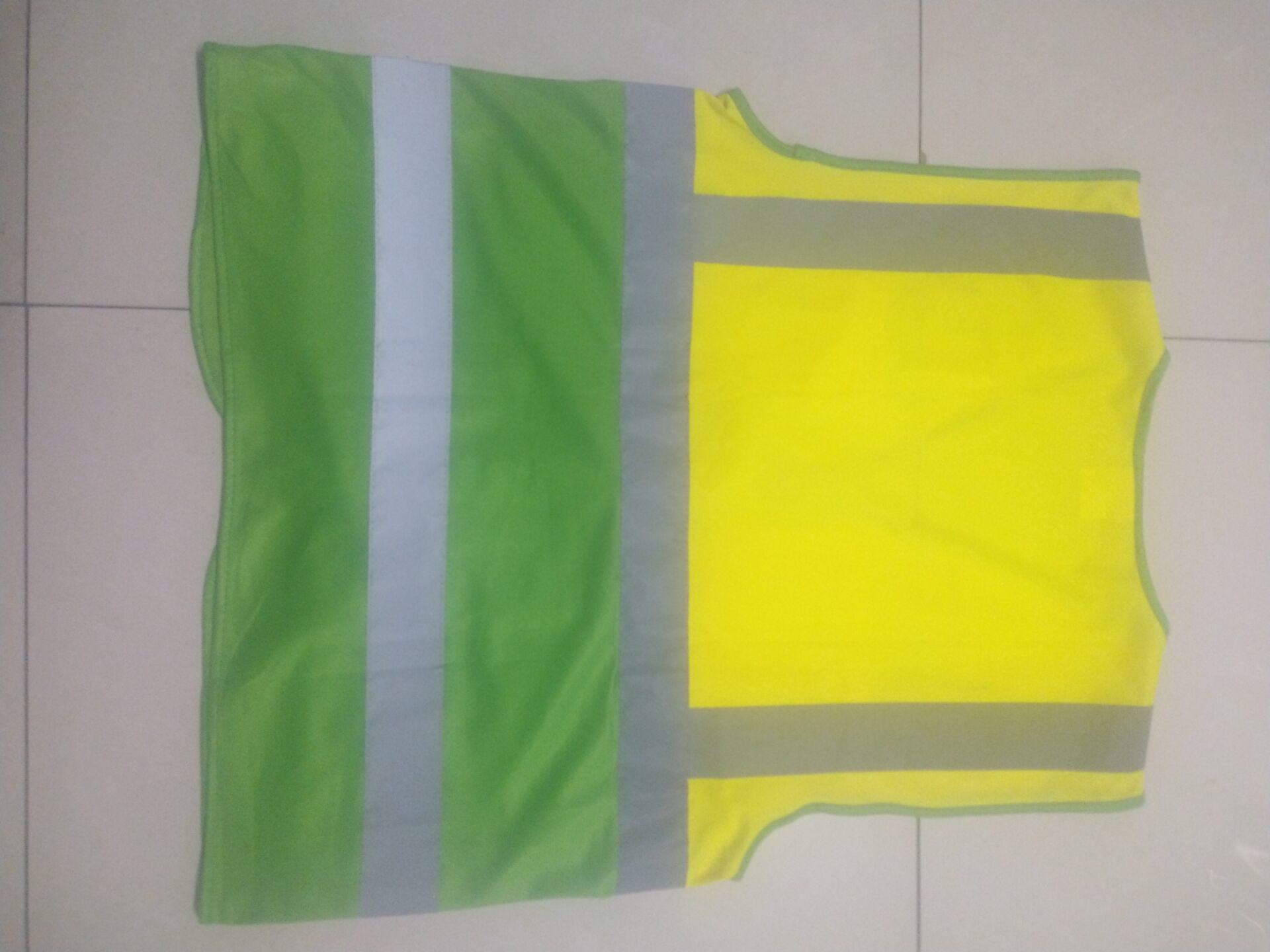 Waterproof Lime Green Safety Vest Fluorescent Custom Reflective Vest