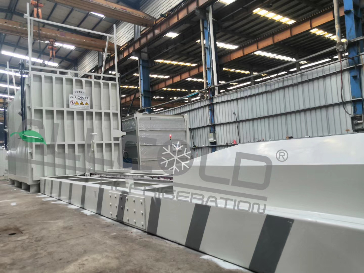 Kale Conveying 121KW Vacuum Pre Cooler R404A Refrigerant