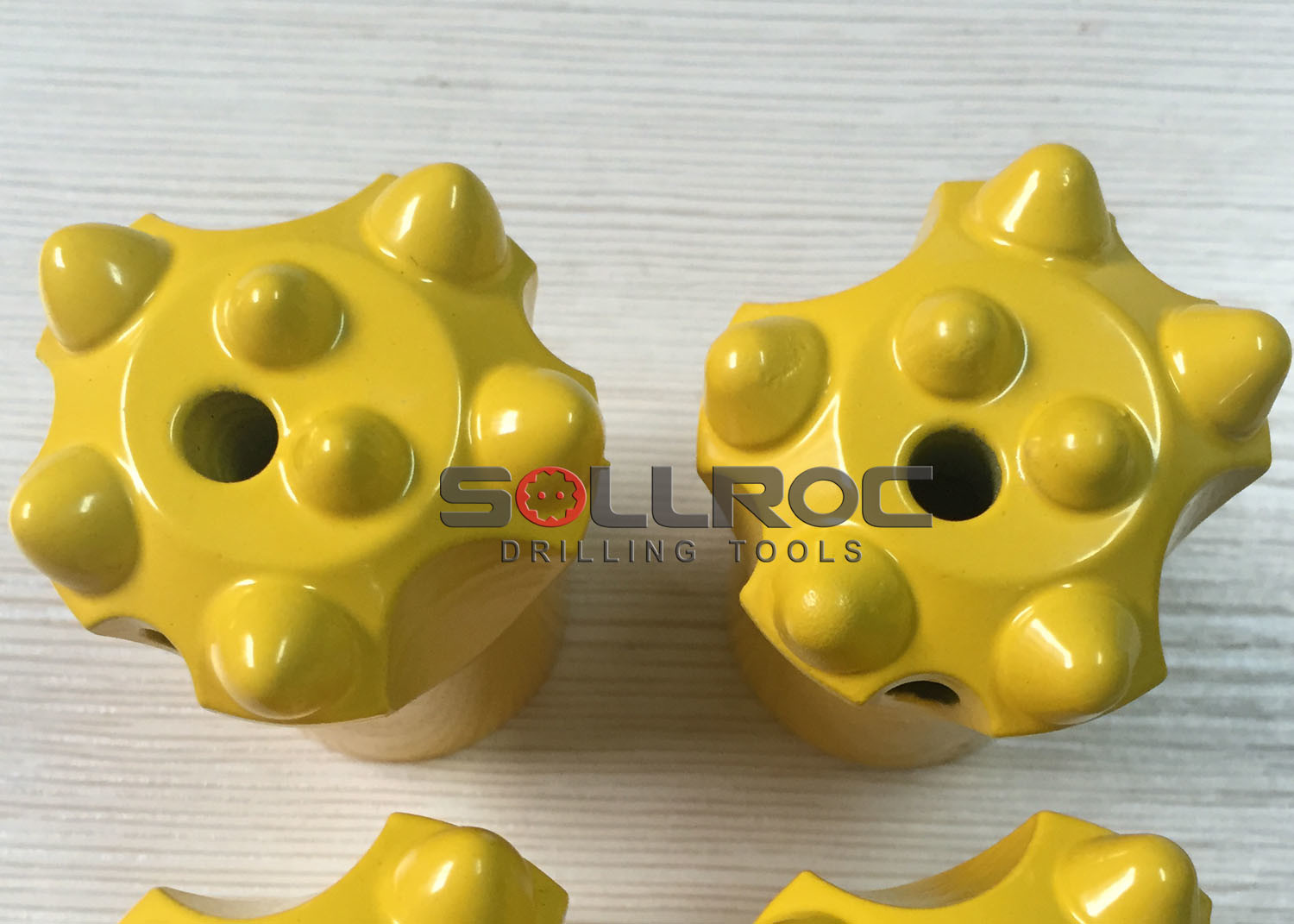 Tapered Equipment Cross Bit , Carbide Button Bits 28mm - 55mm Long Using Life