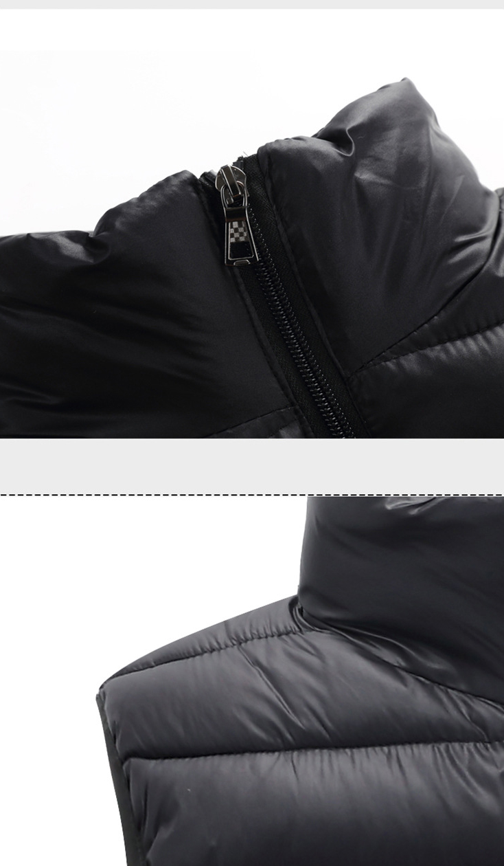 2022 Custom Lightweight Waistcoat Warm Bubble Utility Sleeveless Vest Mens Waistcoat Vest Gilet For Men