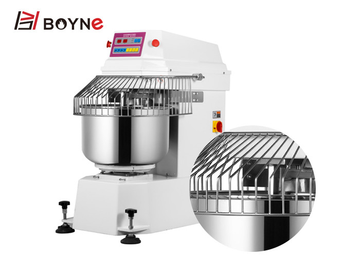 Restaurant Commercial Stainless Steel Spiral Mixer Machine 15~100kg Dough Mixer