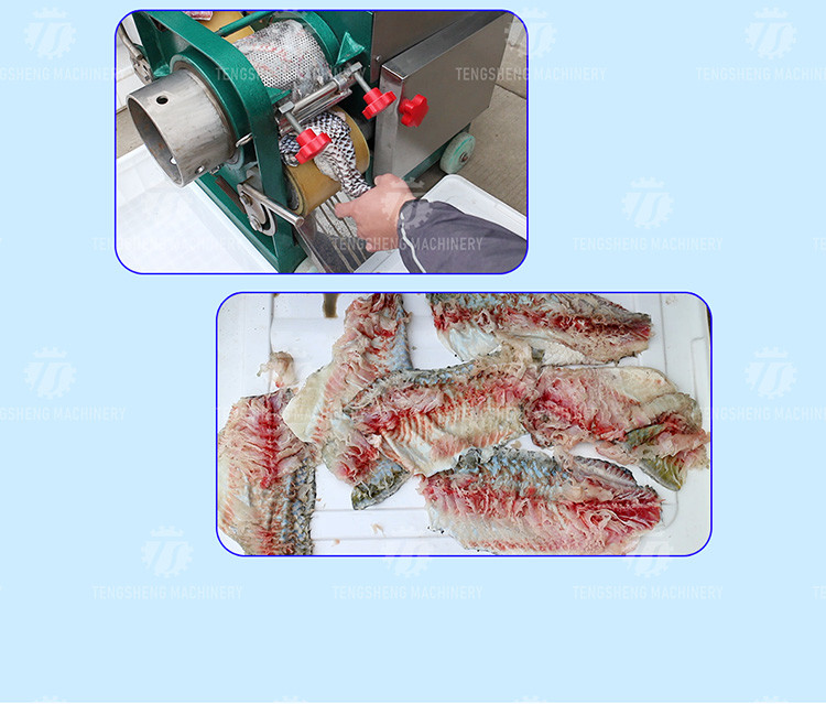1.5KW Automatic Commercial Fish Extractor Machine Food Processor