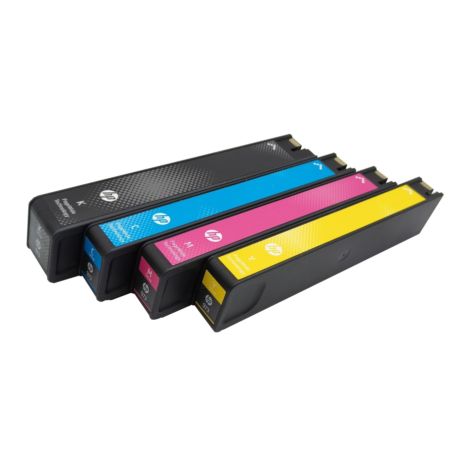 Original Ink Cartridges For HP 973 PageWide Pro 477dw 577dw 452dw 477dn 452dn 577z 552dw 55250dw Printers Black Cyan Magenta Yellow 4 Pack