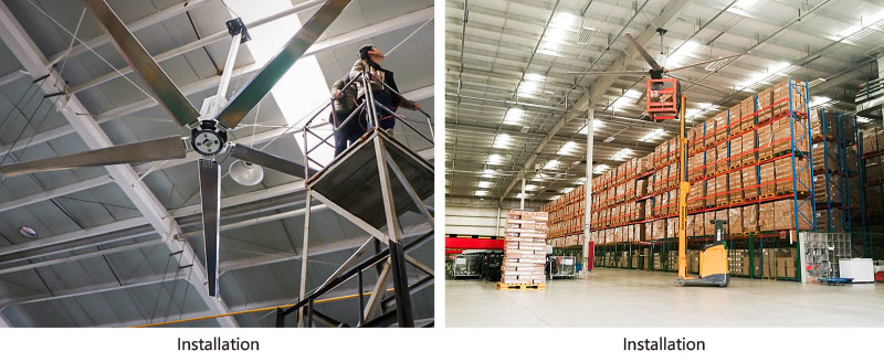 Large  Industrial Ceiling Fans