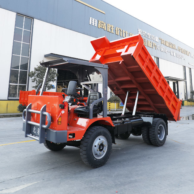 UQ-10 4x2 Driven Underground Trucks Mining 5 Speed Gearbox 10 Tons Capacity