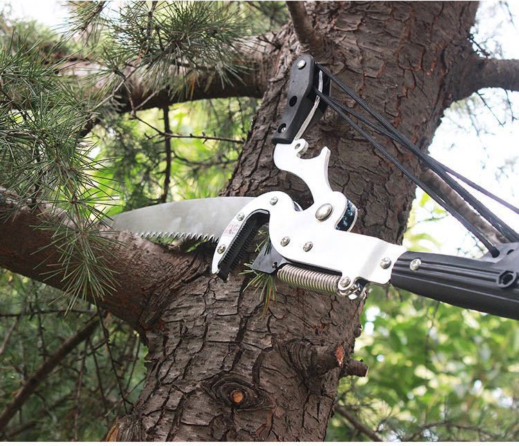 Telescopic Cordless Pruning Shears Pruner Extension Long Handled Secateurs
