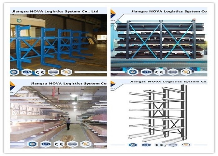 Industrial Storage Cantilever Racking Systems With Light Duty 50 - 200kg