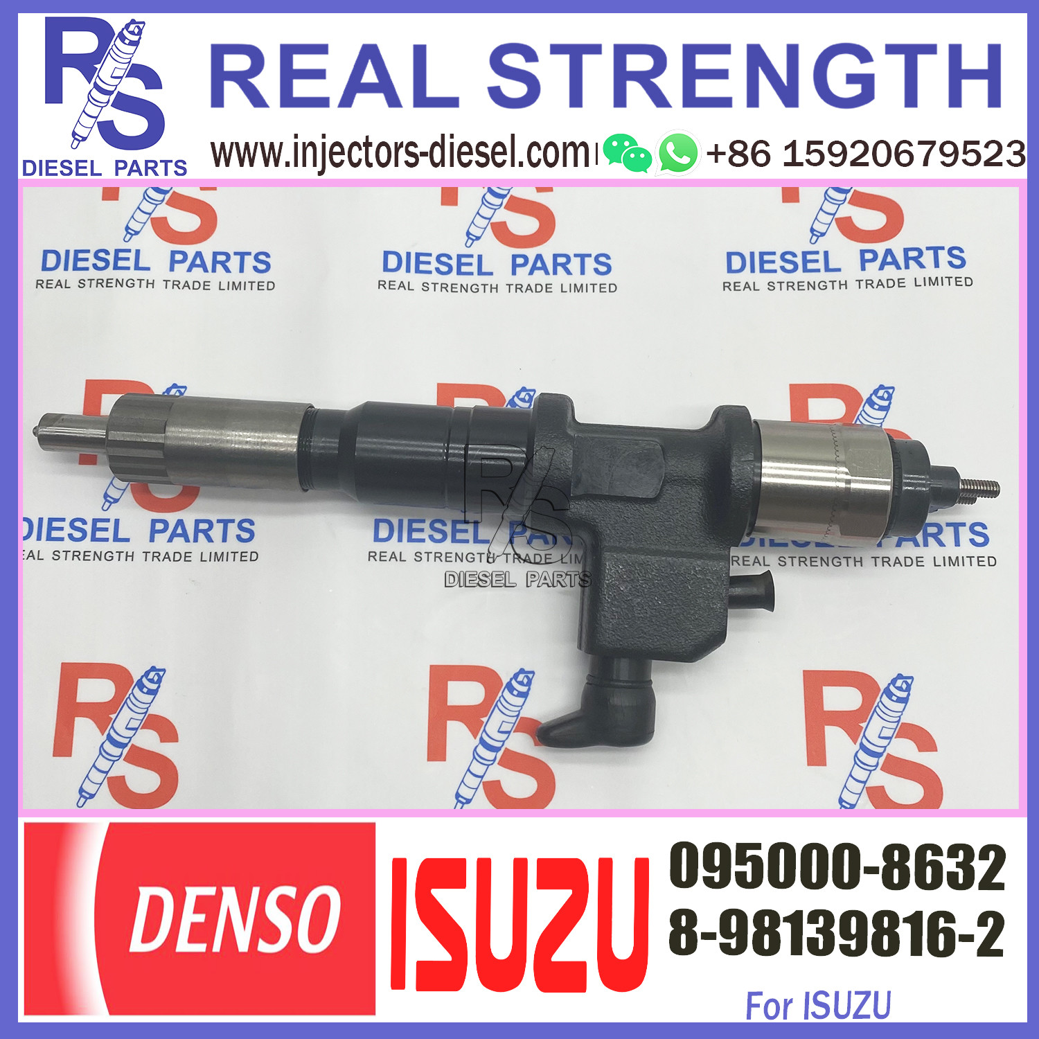 Diesel engine Common Rail Fuel Injector 095000-8630 095000-8631 095000-8632 For ISU-ZU 8-98139816-0 8-98139816-1 8-98139