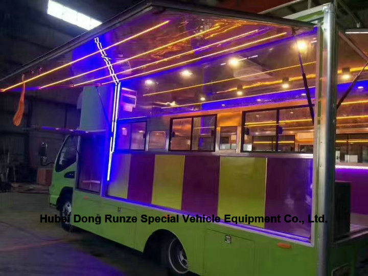 Custom Color JAC Mobile Kitchen Truck , Street Mobile Fast Food Van