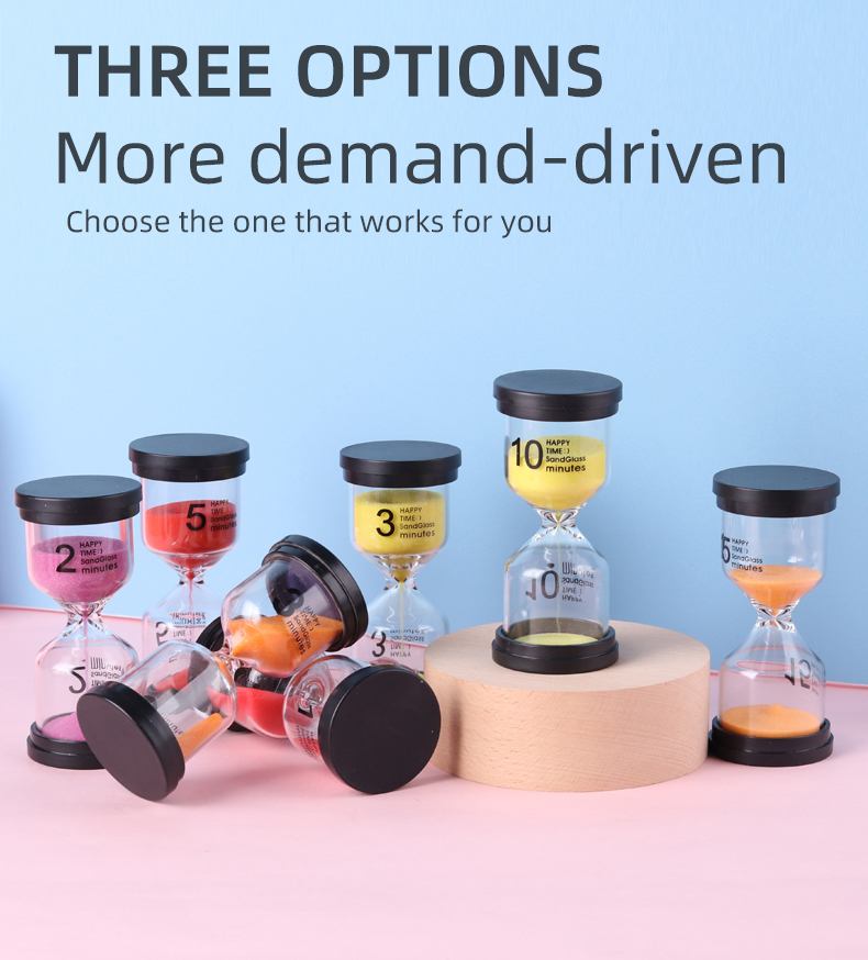 6 Colors Digital Hourglass Timer , Quicksand Hourglass Zandloper