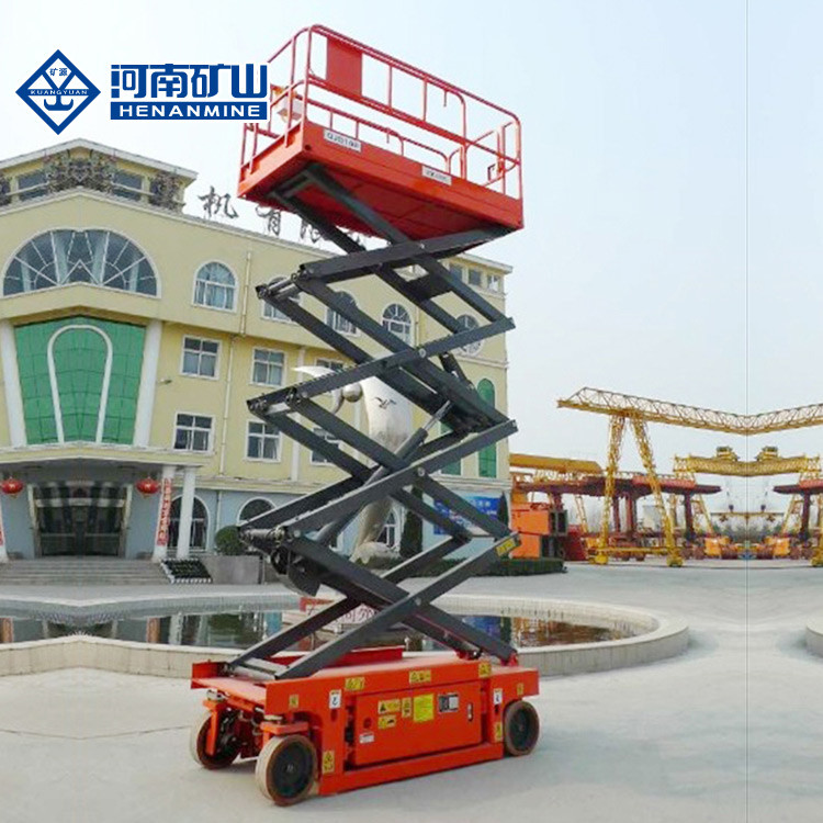 Self Propelled Aerial Work Platform 12m Mobile Scissor Hydraulic