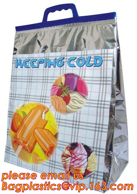 custom bulk waterproof large soft folding food delivery picnic lunch tote grocery cooler bag aluminum foil thermal bags