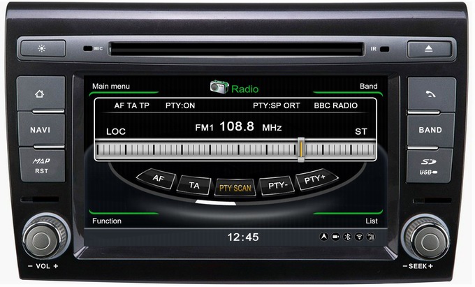 Ouchuangbo S100 Platform Car DVD for Fiat Bravo 2007-2012 GPS Sat Nav DVR 3G Wifi Multimedia Player OCB-250