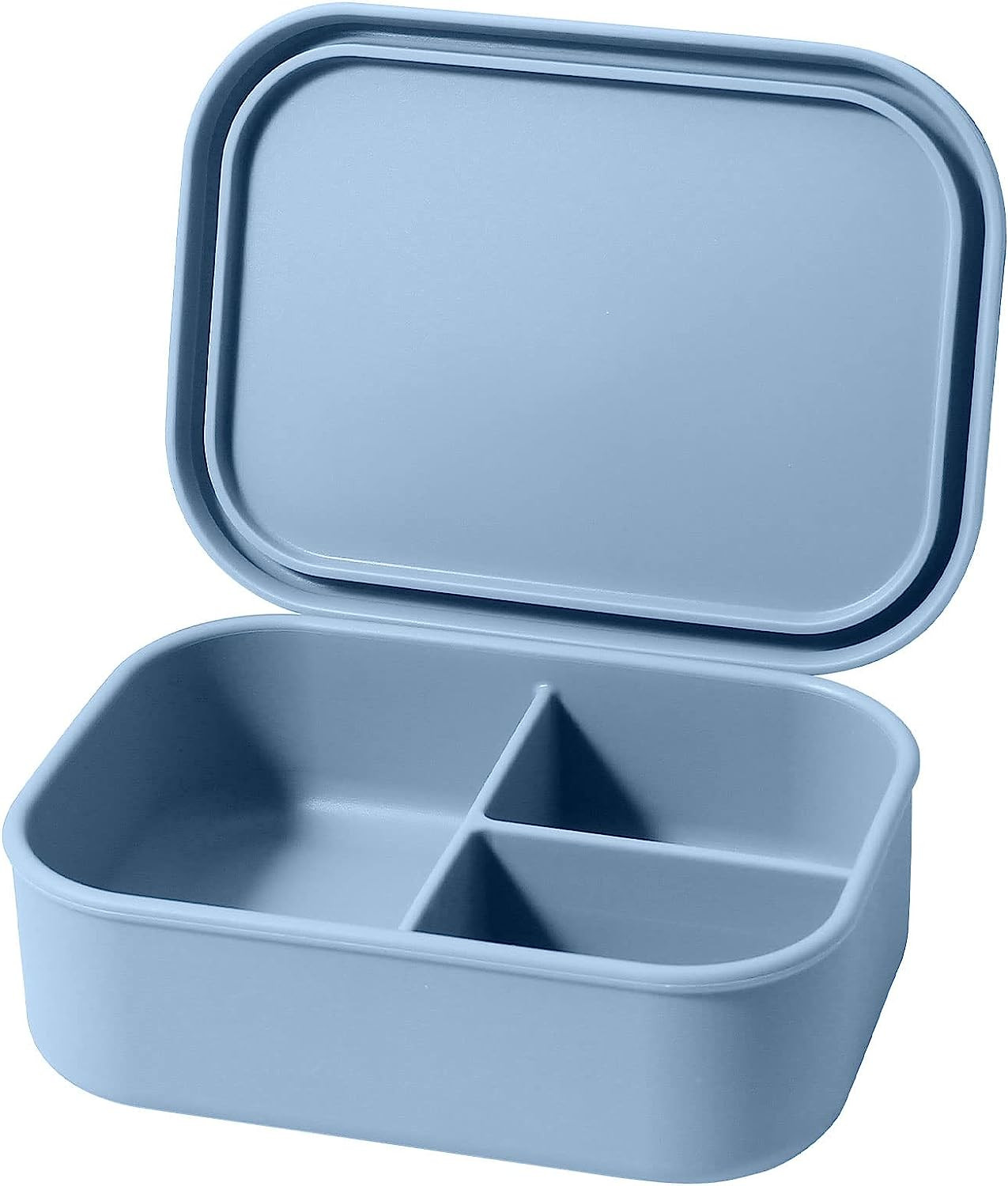 Silicone Bento Box for Kids, Toddlers and Adults - Microwave, Dishwasher, Freezer and Oven safe - Lunch, Snack