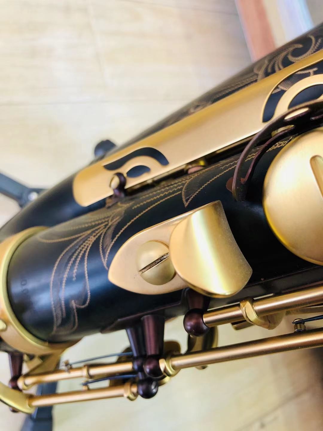 wholesale saxophone brass instrument gold lacquer e-flat Eb alto saxophone AS Class brass saxophone That Add Harmony