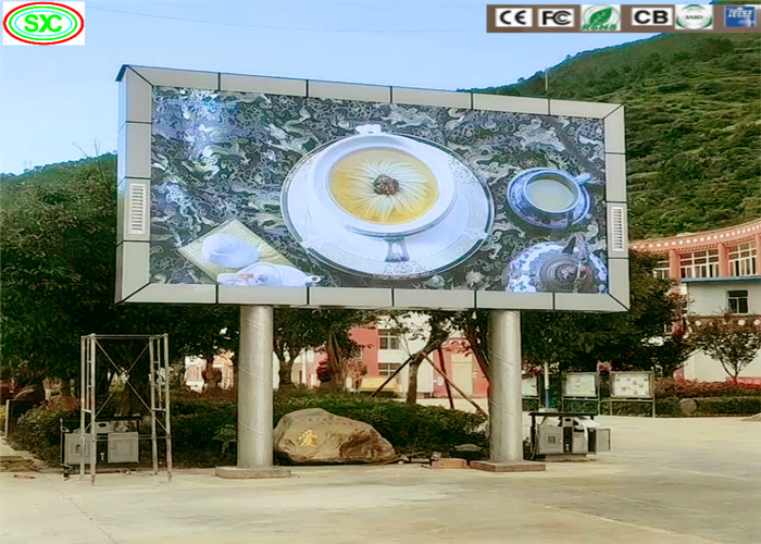 Full Color LED Advertising Billboard P10 Outdoor Led Display For Shopping Mall Fixed Installation