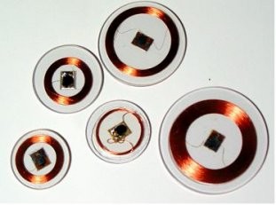 Transparent Passive Programmable RFID Tags Electronic Smart Tracking Customized Size
