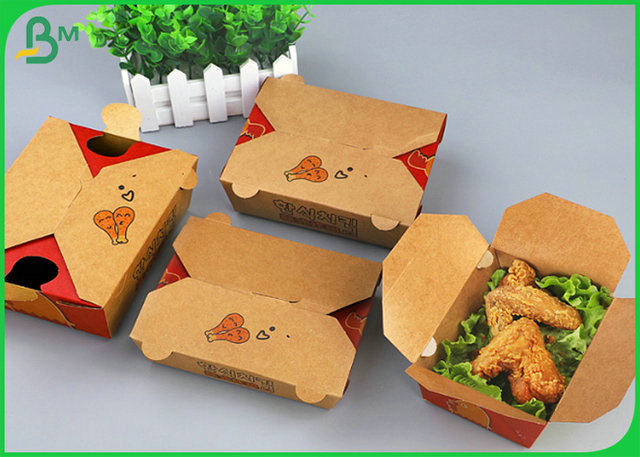 SGS Certification Approved Brown Kraft Liner 300g 350g For take away box 