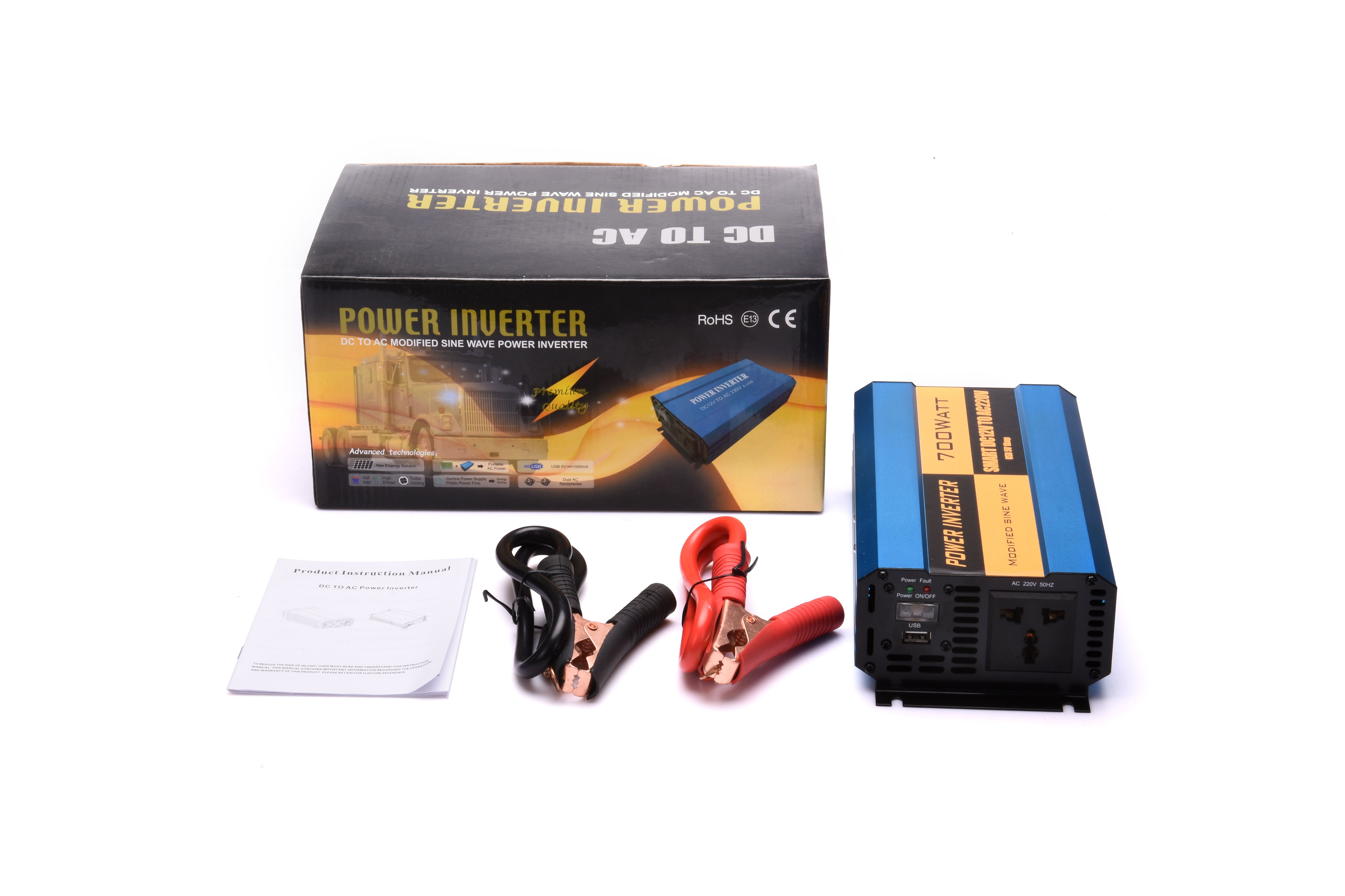 Blue Color Hybrid On Off Grid 700W Manufacturer Reasonable Price Solar Inverter Ups Solar Hybrid Off Grid Inverter
