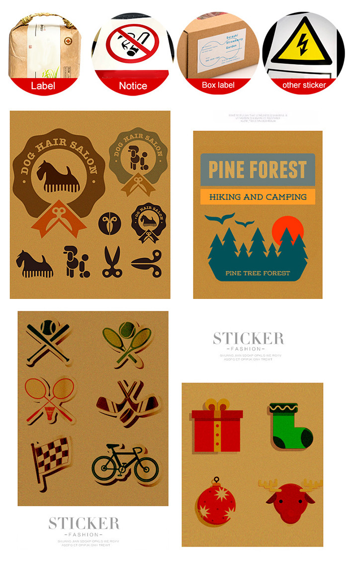 Matte Siticker Paper Self Adhesive Label Paper A3 80g / Square Meter