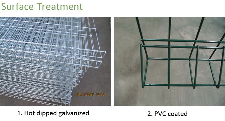 hot dipped galvanized BRC welded mesh panel fencing, roll top fence, decorative public park fence