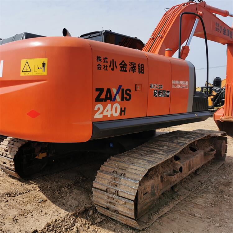 24000 KG Moving Type Crawler Chain Hitachi ZX240 Excavator Machine in Good Condition