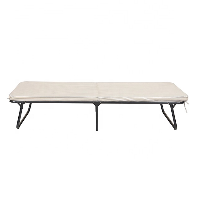 Offered Portable Folding Bed Frame With Thick Memory Foam Mattress For Spare Bedroom and Office