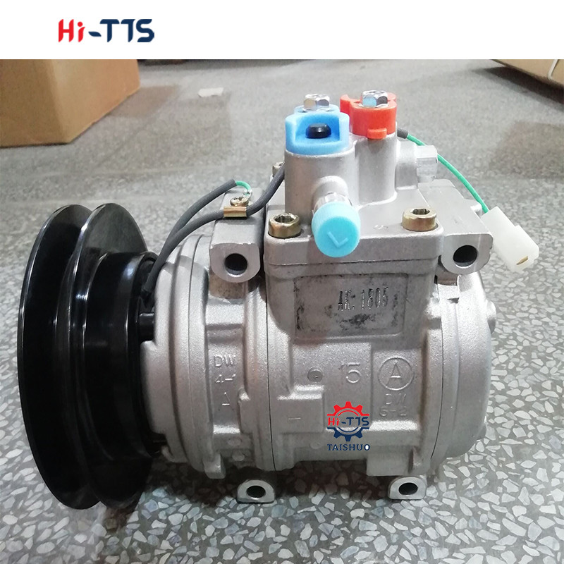 24V AC Compressor 421-07-31221 20Y-979-3111 for PC200-6 Excavator Parts
