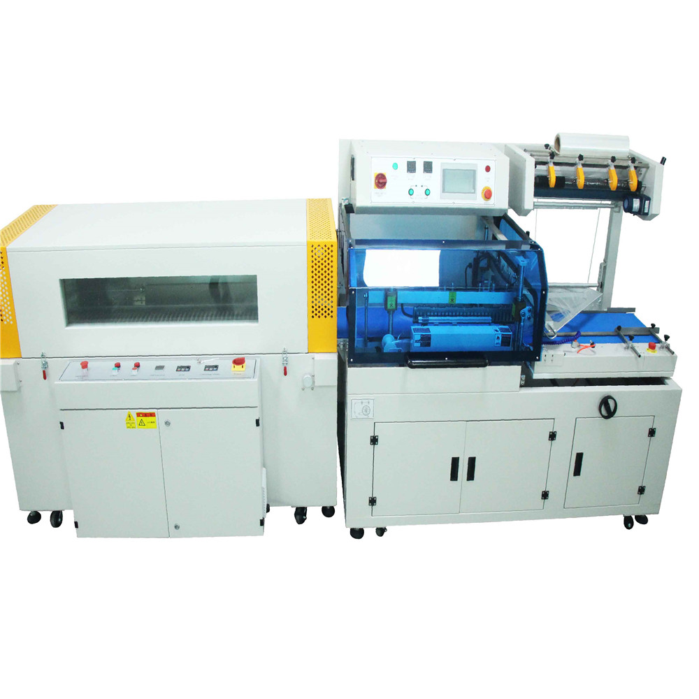 Automatic bottle shrink wrap packing machine PVC Film Heat Tunnel Shrink Wrapping Machine for water bottles aluminum cans