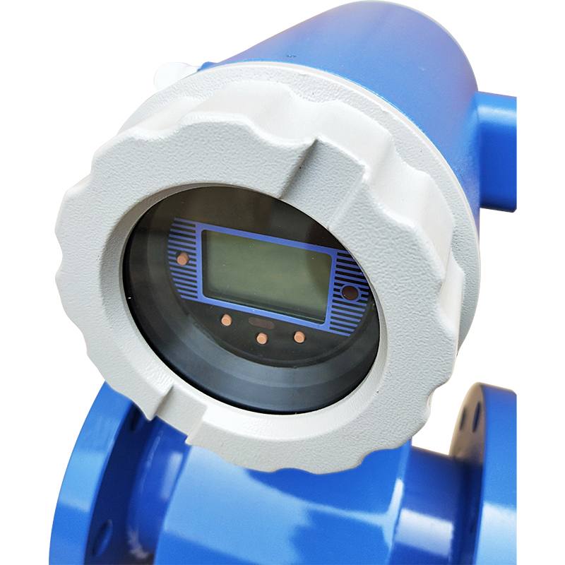 ODM Hydrogen Gas Flow Meter SST Grounding flange with 2X16 LCD display