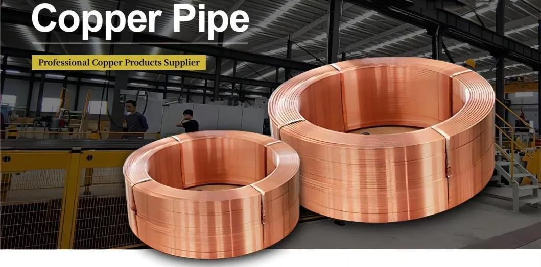 Air Conditioner Copper Capillary Tube Manufacturers Refrigeration Copper Pipe in Pancake