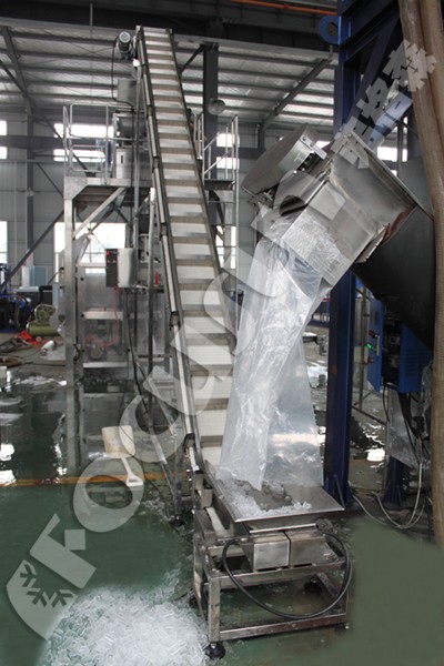 Efficiently Pack 5000kg Tube and Cube Ice with Fully-Automatic Ice Packing Machine