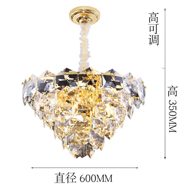 Modern Ceiling Mounted Crystal Chandelier Stylish And Luxurious For Home Decoration