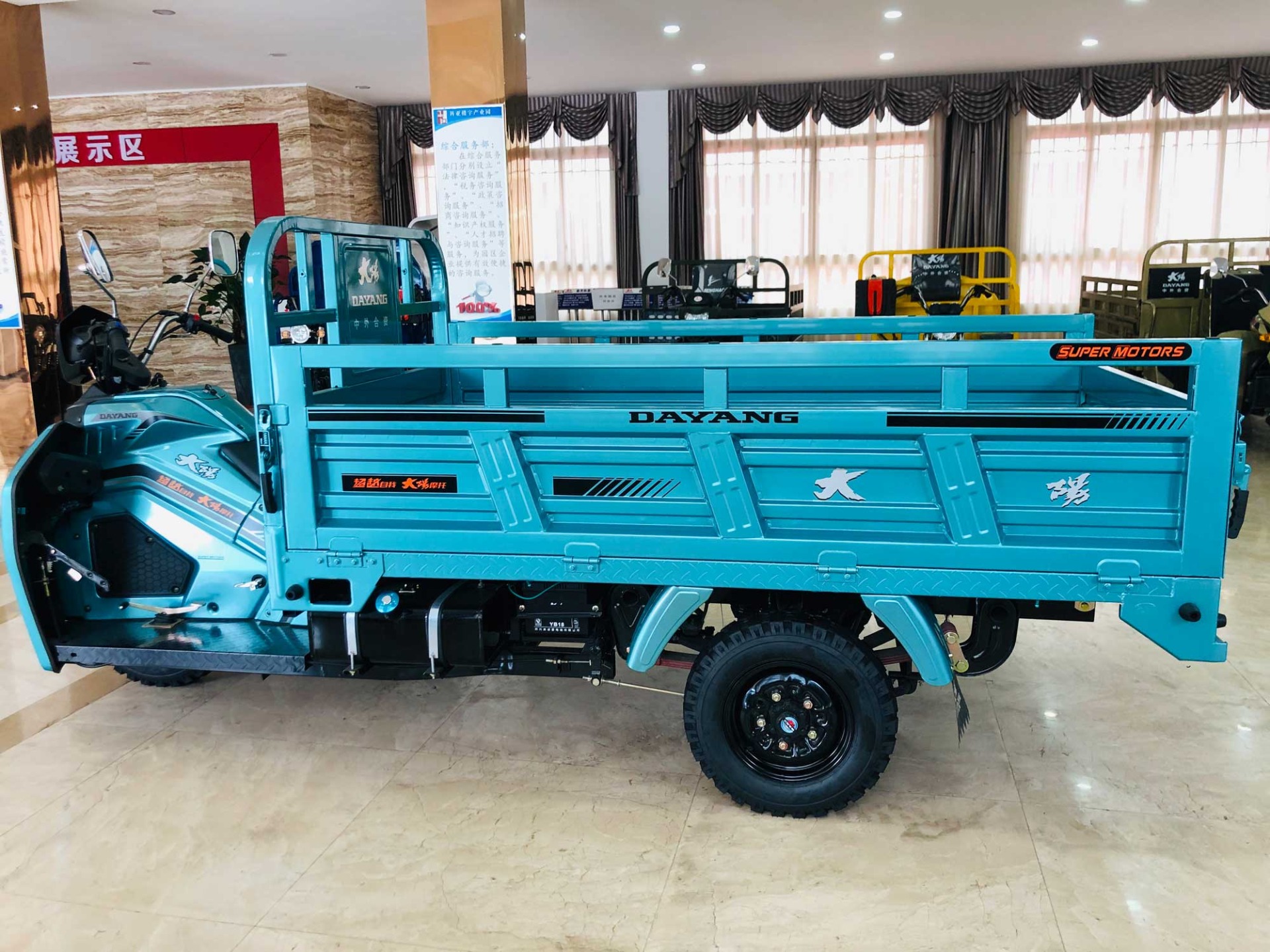 250CC Gasoline Motorized Cargo Tricycle with Big Load Capacity and Stability