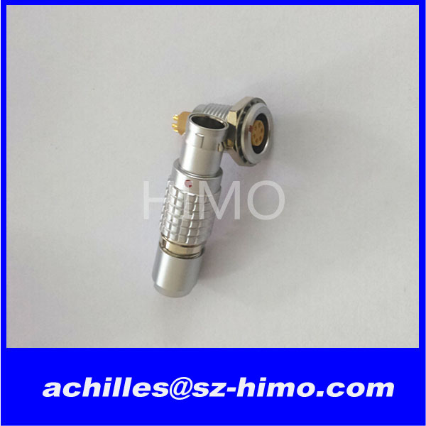 Push Pull Self Locking Quick Splice Automotive Connector Interchangable For LEMO B Series 5 Pin Connector