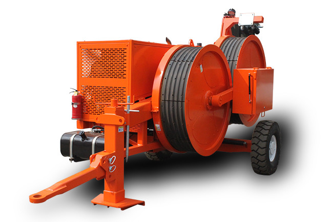 Hydraulic Tensioner Tension Stringing Equipment Deutz Engine Max Continuous Pull 40kn