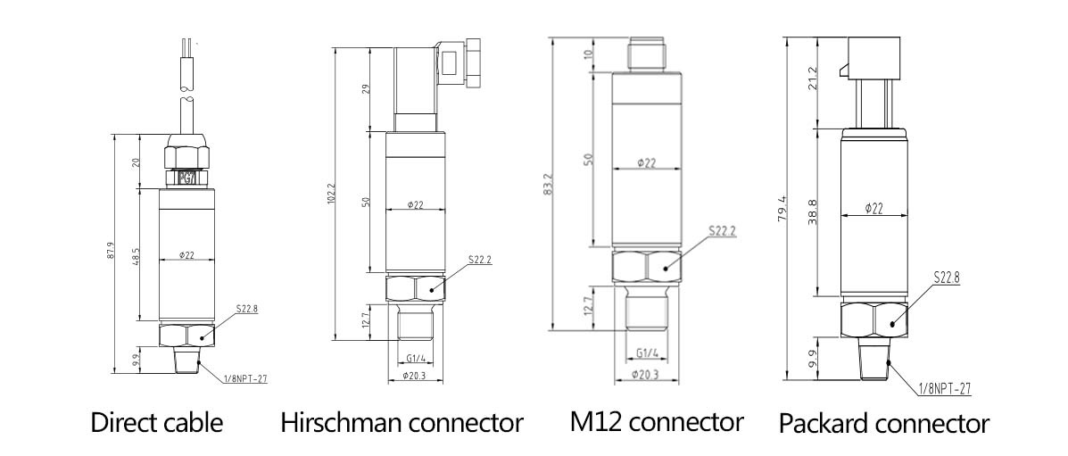 600Bar Barometric Pressure Sensor